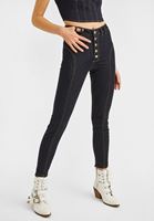 Bayan Mavi  Ultra Yüksek Bel Denim Pantolon