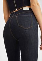 Bayan Mavi  Ultra Yüksek Bel Denim Pantolon