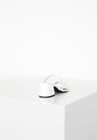 Women White Heeled Sleepers