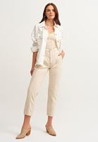 Bayan Bej Dokulu İnce Askılı Atlet