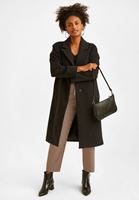 Women Black Checked Detailed Pant