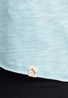 Bayan Mavi U Yaka Tişört