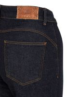 Bayan Mavi Yırtmaç Detaylı Yüksek Bel Denim Pantolon