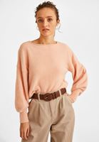 Bayan Pembe Balon Kollu Kazak