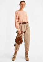 Bayan Pembe Balon Kollu Kazak