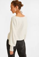 Bayan Krem Balon Kollu Kazak