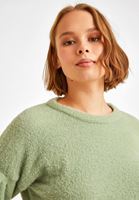 Bayan Yeşil Balon Kollu Kazak