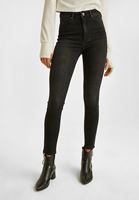Bayan Siyah Ultra Yüksek Bel Skinny Denim Pantolon