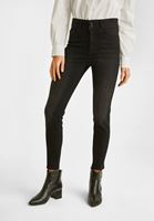 Bayan Siyah  Yüksek Bel Skinny Denim Pantolon