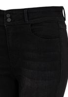 Bayan Siyah  Yüksek Bel Skinny Denim Pantolon