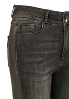 Bayan Gri  Yüksek Bel Skinny Denim Pantolon
