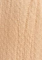 Bayan Bej Yırtmaç Detaylı Midi Boy Etek