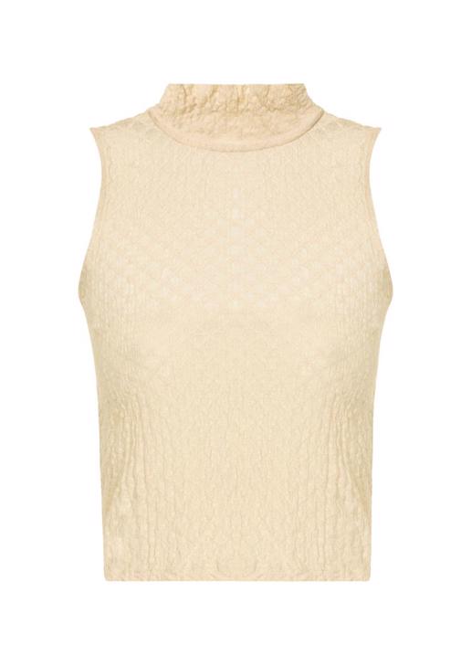 Dokulu Bluz ve Midi Boy Etek Kombini