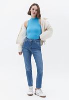 Bayan Mavi Yüksek Yaka Atlet