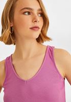 Bayan Pembe Sırt Detaylı Bluz