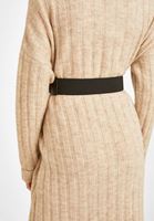 Bayan Siyah Beli Lastikli Tokalı Kemer