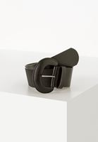 Bayan Siyah Beli Lastikli Tokalı Kemer