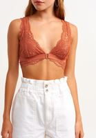 Bayan Kiremit Dantelli Büstiyer