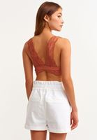 Bayan Kiremit Dantelli Büstiyer