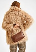 Bayan Kahverengi Dokulu Baget Çanta