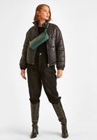 Bayan Yeşil Dokulu Baget Çanta