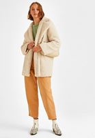 Bayan Bej Dokulu Baget Çanta