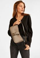 Bayan Gümüş Toka Detaylı Çanta