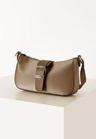 Bayan Gümüş Toka Detaylı Çanta