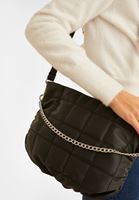 Bayan Siyah Zincir Detaylı Tote Çanta