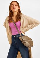 Bayan Gümüş Zincir Detaylı Tote Çanta