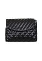 Bayan Siyah Zincir Detaylı Kapitone Çanta