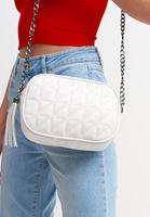 Bayan Beyaz Askılı Kol Çantası