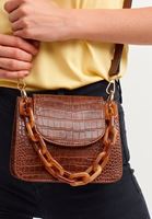 Bayan Sarı Zincir Detaylı Askılı Çanta