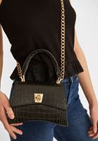 Bayan Siyah Toka Detaylı Askılı Çanta