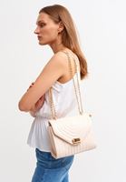 Bayan Pembe Zincir Detaylı Askılı Çanta