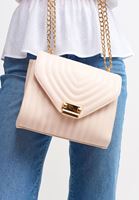 Bayan Pembe Zincir Detaylı Askılı Çanta