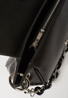 Bayan Siyah Zincir Detaylı Çanta