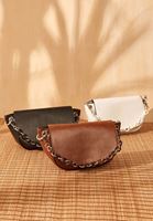 Bayan Kahverengi Zincir Detaylı Çanta