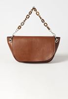 Bayan Kahverengi Zincir Detaylı Çanta