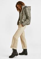 Women Beige Low Rise Cotton Pant
