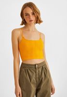 Bayan Sarı Sırt Detaylı Atlet