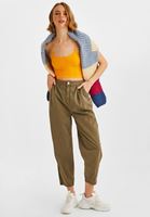 Bayan Sarı Sırt Detaylı Atlet