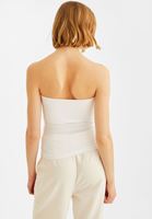 Bayan Beyaz Straplez