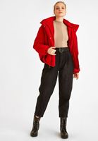 Bayan Bej Uzun Kollu Dikişsiz Tişört