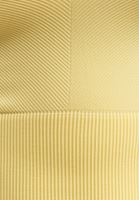 Bayan Sarı V Yaka Crop Atlet