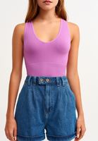 Bayan Pembe V Yaka Crop Atlet