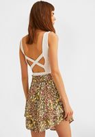 Bayan Beyaz Bel Detaylı Atlet