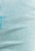 Bayan Mavi Yüksek Bel Bol Paça Pantolon