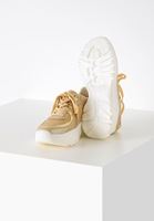Bayan Krem Kalın Tabanlı Sneaker