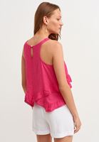 Bayan Pembe Halter Yaka Bluz